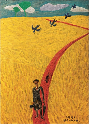 ▲길 위의 자화상(1951)
