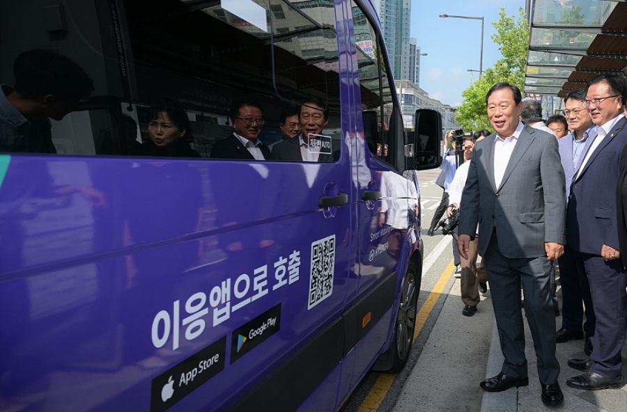 세종시 ‘도심형 DRT 이응버스’ 교통 혁신 ‘첫발’